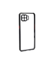 Oppo Reno 4 Lite Uyumlu Kılıf Zore Kaff Kapak (Siyah)