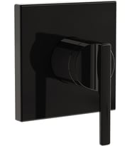 Vitra Suit A4283739 Ankastre Duş Bataryası Sıva Üstü Grubu, Parlak Siyah (Çok Renkli)