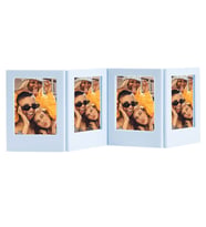Instax Mini Film Uyumlu Mavi 4'lü Mıknatıslı Fotoğraf Çerçeve Seti