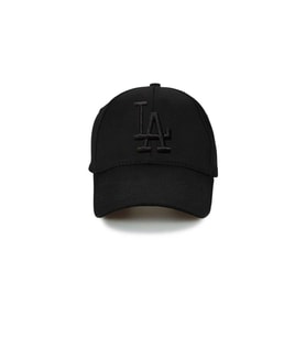 Unisex La Los Angeles Nakışlı Kep Şapka (Siyah)