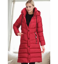 Dewberry Kadın %100 Polyester Kaban Bordo Z9719 Günlük Dış Giyim, Kazak ve Gömlek Kombini, Seyahat Gardırobu