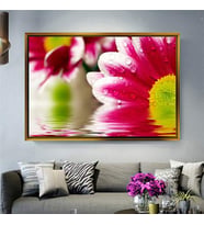 Altın Çerçeveli dekoratif tablo l1652 (Gold)