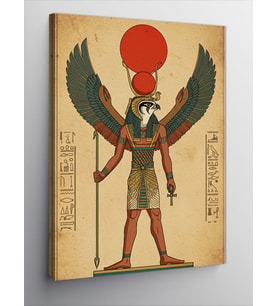 Kanvas Tablo Mısır Tanrısı Horus