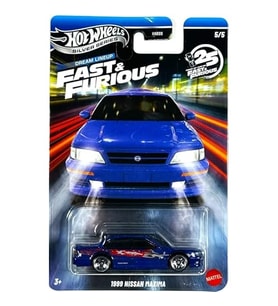 Hot Wheels Gümüş Serisi Hızlı Ve Öfkeli Rüya Dizisi - 1999 Nissan Maxima [Mavi] 5/5-1:64 Ölçekli Die (Çok Renkli)