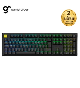 GameRaider G2 Pro Keychron Super Switch 8K Hz Hotswap RGB Kablosuz Türkçe Mekanik Gaming Klavye