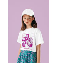 Blackpink Müzik Grubu Baskılı Unisex Çocuk Tişört (1-12 Yaş)