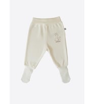 Organik New Basic Çoraptolon Bebek Boy Ekru