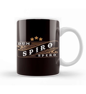 Dum Spiro Spero Language Education Motivation Latin Phrase Kupa Bardak Porselen