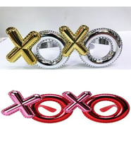 Periboia Xoxo Parti Gözlüğü 2 Renk 2 Adet (Çok Renkli)