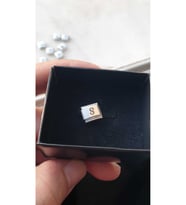 İTALYAN ÇELİK CHARM ÇELİK CHARM S HARFİ İSİM TARİH BAŞ HARF YAZILIR 9 MM FMACCESORİES
