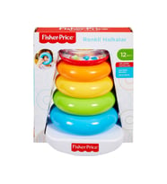 Fisher Price Renkli Halkalar Üst Üste Dizilebilir Gjy49 (Çok Renkli)