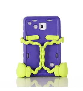 Galaxy Tab 3 Lite 7.0 T110 Fuchsia Eva Boxer Tablet Silikon (Mor)