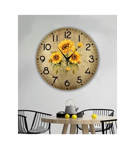 bilge Tasarım retro Duvar Saati 35 x 35 CM (Karışık)