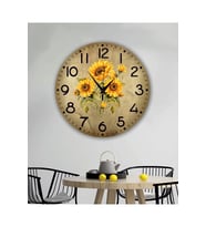 bilge Tasarım retro Duvar Saati 35 x 35 CM (Karışık)