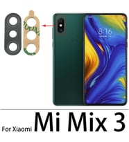 Xiaomi Mİ MİX 3 Arka Kamera Camı Lens Yapışkanlı