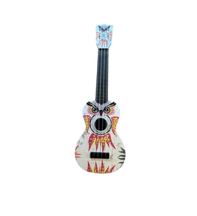 Hawiian XU21OWL Soprano Ukulele (Baykuş Desenli)  Sevimli Baykuş Grafikli Kapak Hafif Gövde Çocuklar İçin Mükemmel Hediye