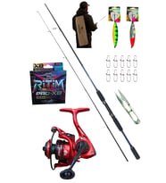 Powerex Prospin 270cm 10-30gr Balza Aston 4000 Metal Kafa Spin Olta Seti
