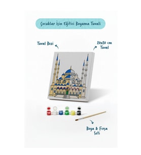 Sultanahmet Camii Şövalesiz Boya Seti 20x20