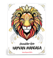 Çocuklar İçin Mandala Boyama Kitabı (50 HAYVAN Mandala)