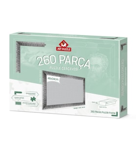 Art Puzzle Gümüş 260 Parça Demonte Puzzle Çerçevesi