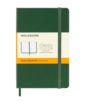 Moleskine Sert Kapak Defter Mersin Yeşili (Çizgili - 13x21)