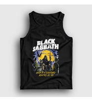 Presmono Unisex Siyah Sin Black Sabbath Atlet 18087tt