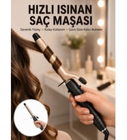 Profesyonel 25 Mm Saç Maşası Kalın Bukle Etkili Yeni Nesil