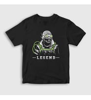 Presmono Unisex Çocuk Siyah Octane Apex Legends T-Shirt 232192tt