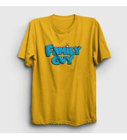Presmono Unisex Sarı Logo Family Guy T-Shirt 300330tt (Sarı)