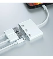 Northcity 3'ü 1 Arada Lightning USB Kamera Kart Okuyucu – iPhone/iPad Uyumlu iOS 13+