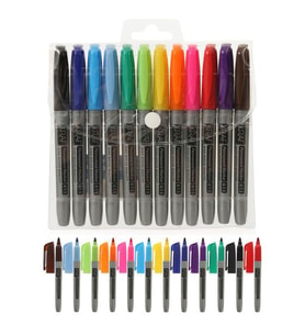 Kraf Permanent Marker 12 Renk 