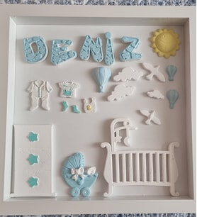Çocuk ve Bebek Odasına, İsme Özel Duvar Panosu ( Açıklama Önemli)