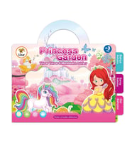 LİNO TEKRAR TEKRAR KULLANILABİLEN STICKER PRINCESS GARDEN
