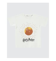 Harry Potter Kız Çocuk Tişört 6-9 Yaş Ekru