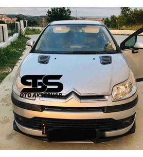 Citroen C4 Uyumlu Piano Black Kaput Üstü Havalandırma Izgarası