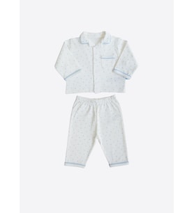 Organik Rory 2'li Pijama Takımı Mavi