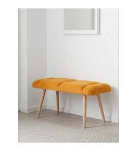Ahşap Ayaklı Bench Puf Bank 80x40 cm Antre Yatak Ucu Salon Mutfak