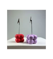 Bubble Not Tutucu 2'li Set ( Kırmızı - Lila )