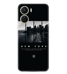 Vivo Y16 Kılıf Silikon Desen Özel Seri New York 1612