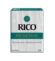 D'Addario RIR0535 Reserve Soprano Saksafon Kamışı No: 3.5 (Profesyonel) - 5'li Paket  Konser Performansı İçin Üstün Kontrol ve Odaklanmış Ton