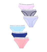 6'lı Çok Renkli Fashion Girl Kadın Slip Külot  0540