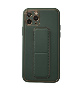 Iphone 11 Pro Kılıf Coco Deri Standlı Kapak - Yeşil