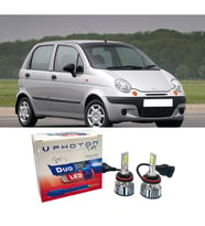 Daewo Matiz Led Xenon Uzun + Kısa Far Ampulü H4 Duo Yeni Seri Beyaz