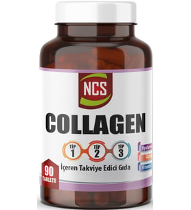Ncs 90 Tablet Kolajen Collagen Tip 1-2-3 Glutatyon Vitamin C