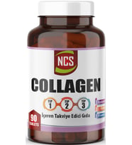 Ncs 90 Tablet Kolajen Collagen Tip 1-2-3 Glutatyon Vitamin C