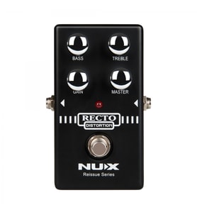 NUX RECTO-DIST Distortion Pedalı (Profesyonel - American High Gain)  Klasik American Rectifier Amfi Tonu, Agresif Distortion, Bas ve Tiz EQ Kontrolleri, Metal ve Hard Rock İçin İdeal  Ölçüler: 122 x 72 x 47 mm