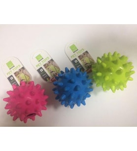 Nunbell Köpek Oyuncagı Zilli Kirpi Top 9 cm