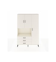 Arges Gardrop 7 Raflı 3 Çekmeceli 3 Kapaklı 132x30x195 Aytaşı-Aytaşı