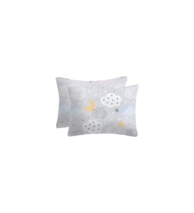 Pamuklu Fermuarlı Bebek Yastık Kılıfı 35x45 2 Adet