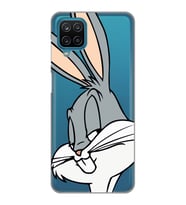 Samsung Galaxy A22/M22/M32 Uyumlu Bugs Bunny Desenli Şeffaf Telefon Kılıfı